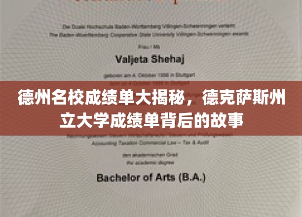 德州名校成绩单大揭秘：德克萨斯州立大学成绩单背后的故事