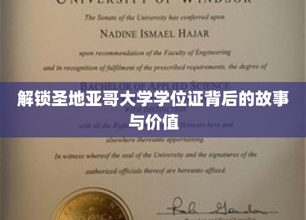 圣地亚哥大学学位证，探寻荣誉背后的传奇与意义