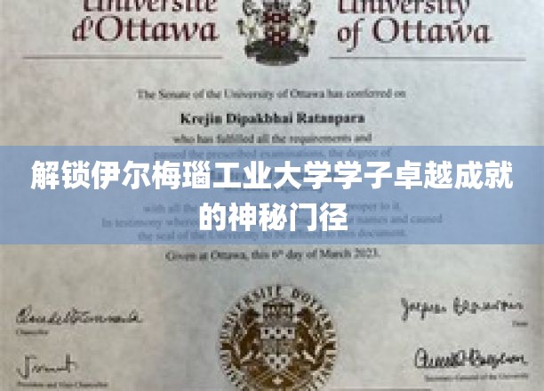 探寻伊尔梅瑙工业大学学子非凡成就的神秘钥匙