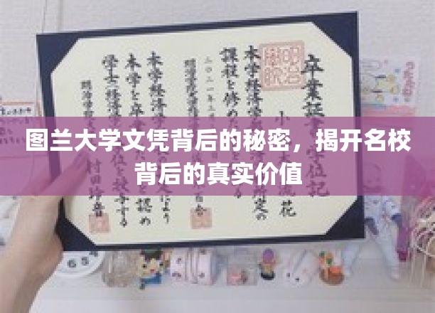 图兰大学文凭之谜，探寻顶尖学府的真实价值与魅力