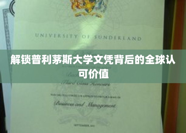 普利茅斯大学文凭，跨越国界，全球认可的魅力之旅