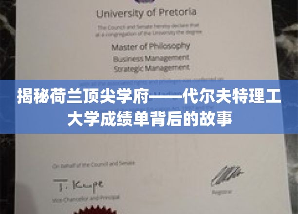 揭秘荷兰顶尖学府——代尔夫特理工大学成绩单背后的故事