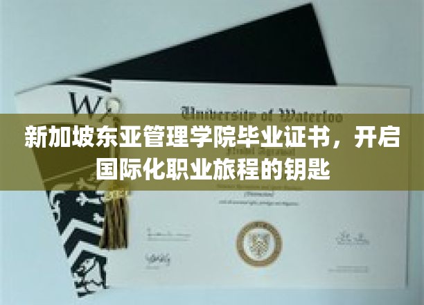 新加坡东亚管理学院证书，解锁全球职场新篇章