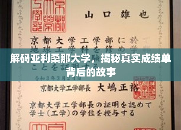 揭开亚利桑那大学成绩单背后的传奇面纱