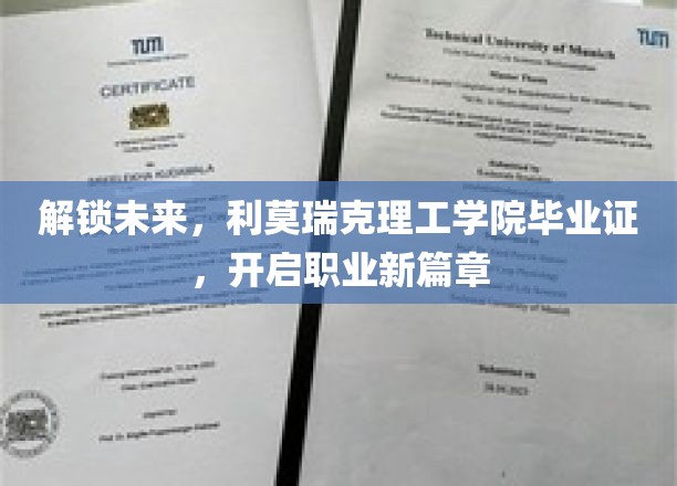 利莫瑞克毕业新起点，握住利莫瑞克文凭，共创辉煌职业路