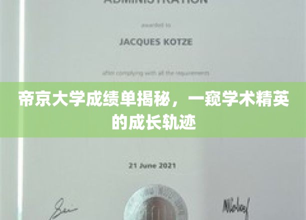 帝京大学成绩单揭秘，一窥学术精英的成长轨迹