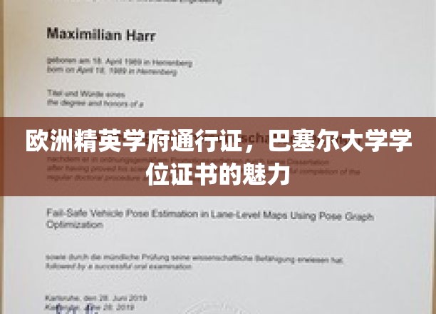 欧洲精英学府通行证，巴塞尔大学学位证书的魅力