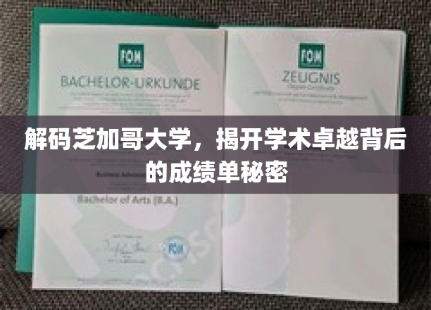 解码芝加哥大学，揭开学术卓越背后的成绩单秘密
