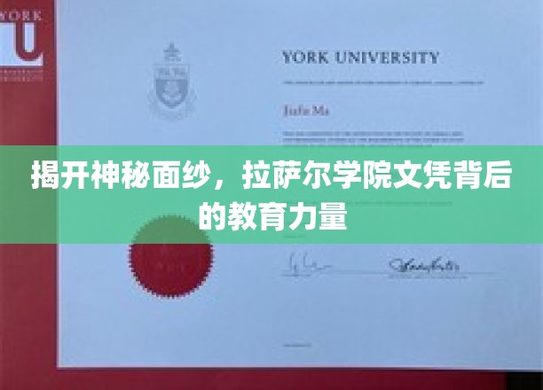 揭开神秘面纱，拉萨尔学院文凭背后的教育力量
