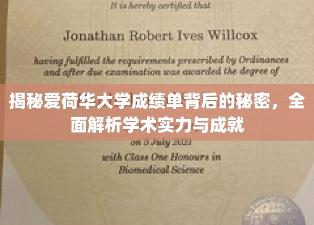 解码爱荷华大学成绩单，揭秘学术实力与辉煌成就的密码