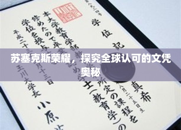 解码苏塞克斯荣耀，全球文凭的神秘魅力