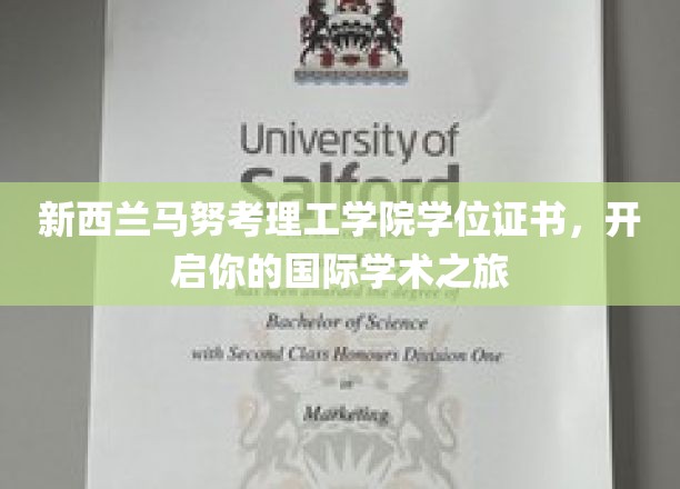 跨越国界，马努考理工学院学位助你扬帆学术海洋