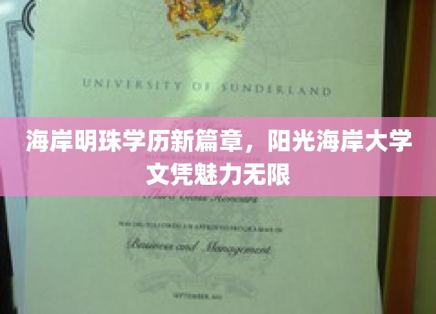 海岸明珠学历新篇章，阳光海岸大学文凭魅力无限