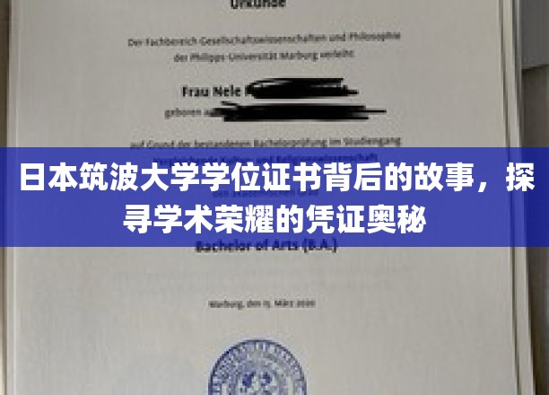 筑波之光，揭秘日本筑波大学学位证书的传奇与奥秘