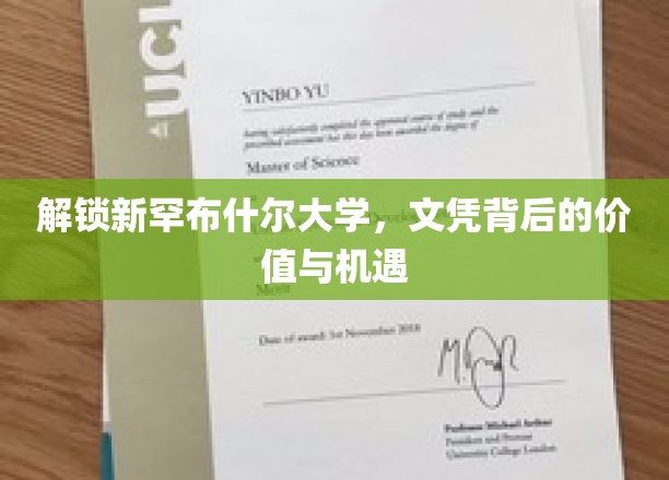 揭秘新罕布什尔大学文凭的全球吸引力与职业发展潜能