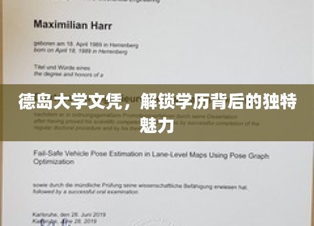 德岛大学文凭，探寻学历之门的独特印记