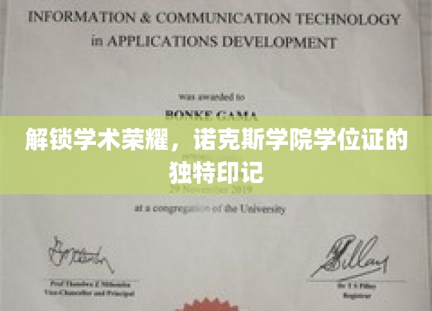 诺克斯学院荣耀印记，学位证背后的学术传奇揭秘