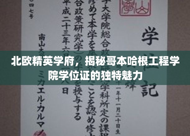 哥本哈根工程学院，探寻北欧学府学位证的独特风采