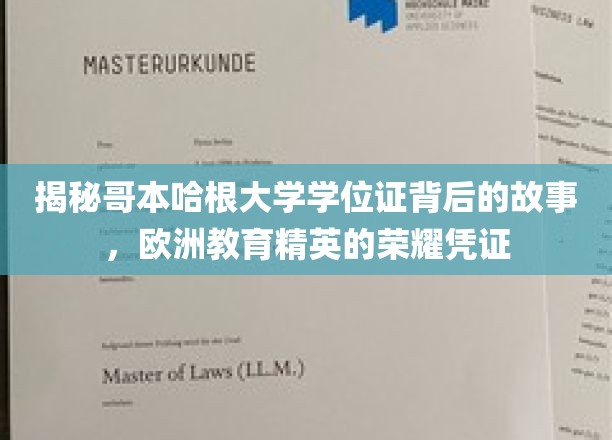 哥本哈根大学学位证，揭开欧洲教育精英的荣耀之谜