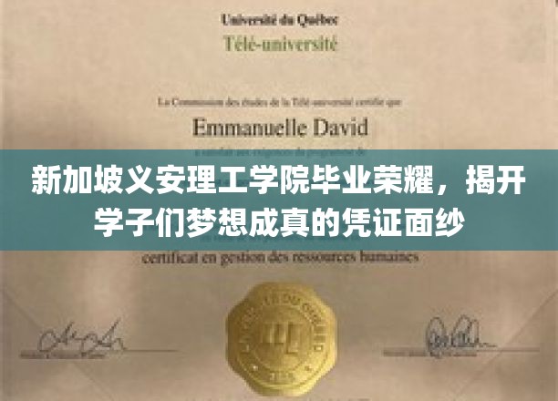新加坡义安理工学院毕业荣耀，揭开学子们梦想成真的凭证面纱
