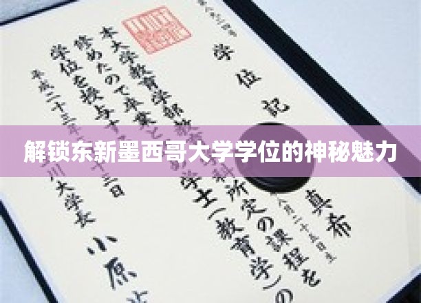 解锁东新墨西哥大学学位的神秘魅力