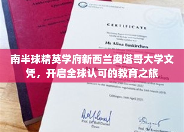 新西兰奥塔哥大学文凭，南半球精英教育新航标