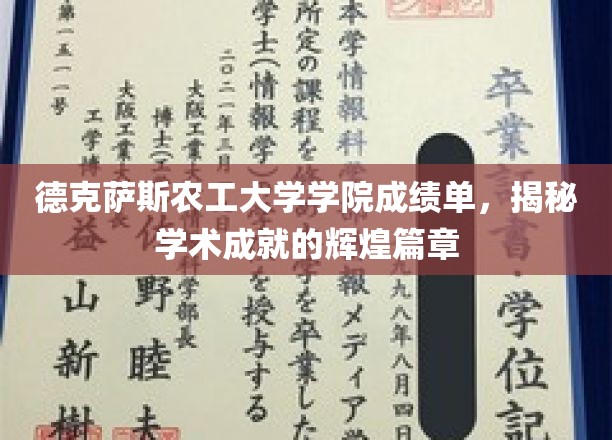 解码德克萨斯农工大学，闪耀学术成就的荣耀轨迹