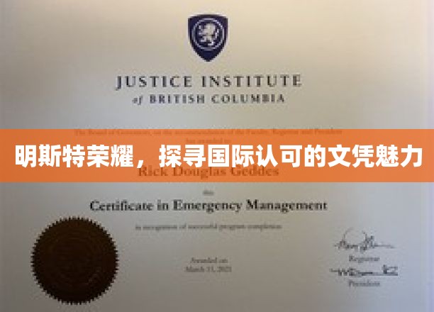 明斯特荣耀，探寻国际认可的文凭魅力