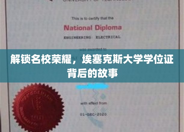 探寻埃塞克斯大学学位证背后的辉煌传奇