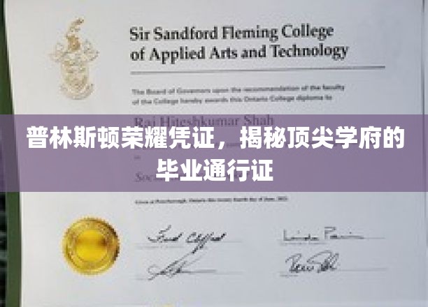 普林斯顿荣耀凭证，揭秘顶尖学府的毕业通行证
