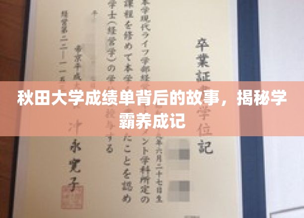 探寻秋田学霸之路，揭秘那些隐藏在成绩单背后的成长故事