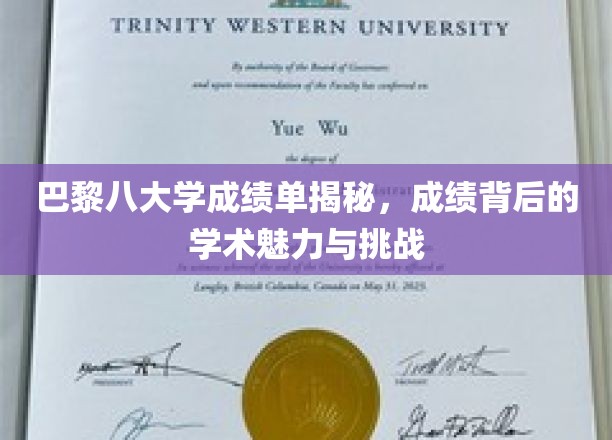 巴黎八大学成绩单背后，揭秘学术殿堂的辉煌与考验
