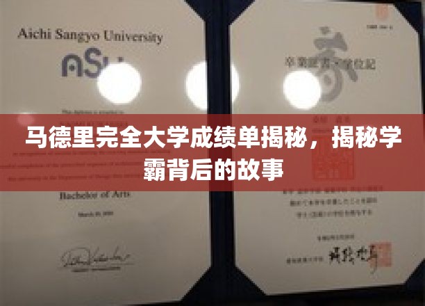 马德里完全大学成绩单揭秘，探寻学霸背后的故事