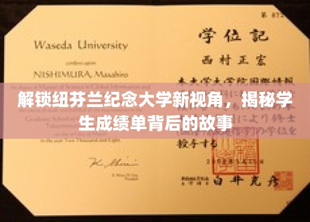 探索纽芬兰纪念大学，揭秘成绩单背后的真实故事