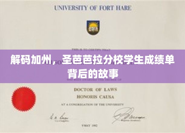 解码加州，圣芭芭拉分校学生成绩单背后的故事