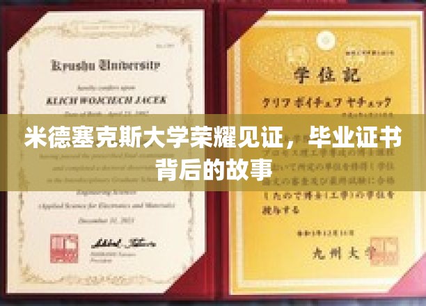 米德塞克斯大学荣耀见证，毕业证书背后的故事