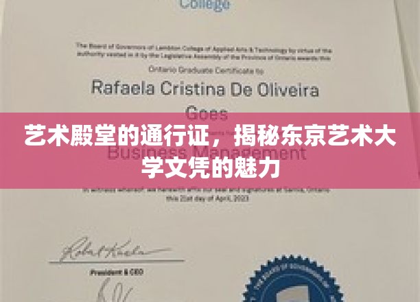 艺术精英的入场券，东京艺大文凭的非凡魅力