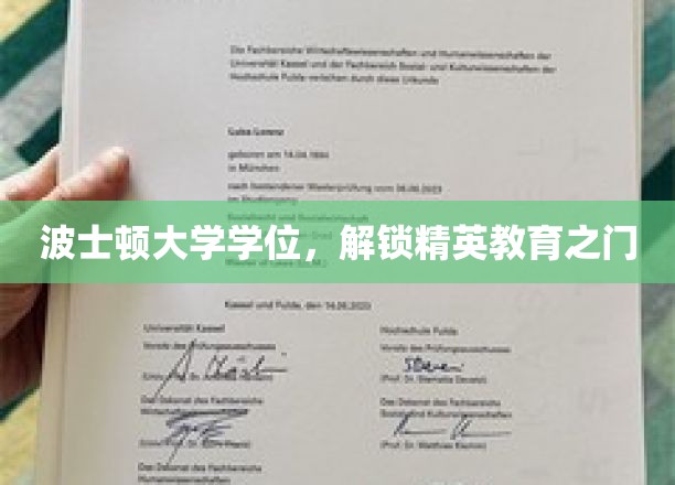精英之路，波士顿大学学位开启未来篇章