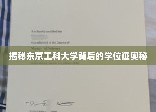 东京工科大学学位证背后的神秘面纱