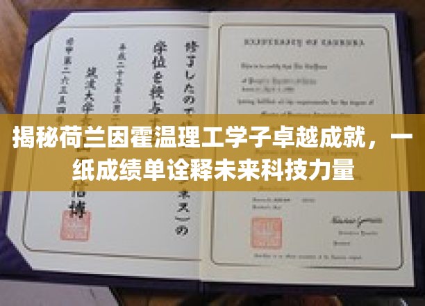揭秘荷兰因霍温理工学子卓越成就，一纸成绩单诠释未来科技力量