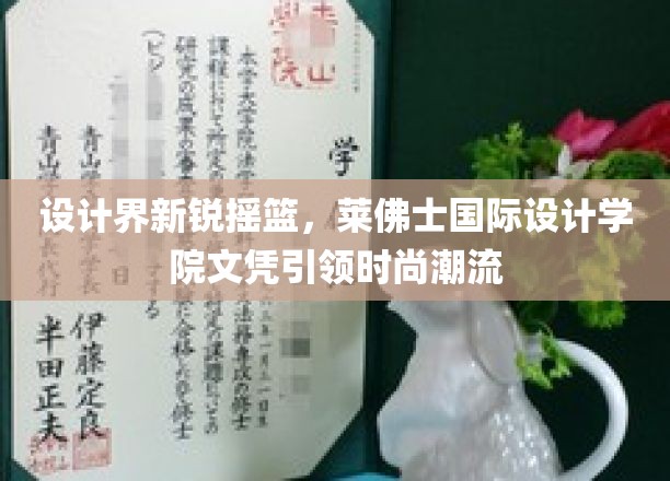 设计界新星孕育之地，莱佛士国际设计学院文凭引领时尚风潮
