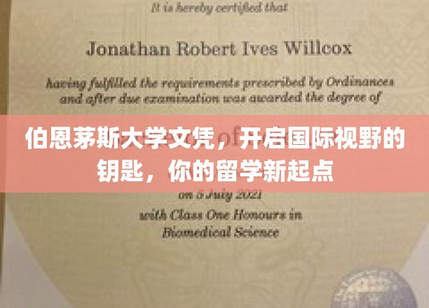 解锁全球视野，伯恩茅斯大学文凭，留学新篇章的启航之门