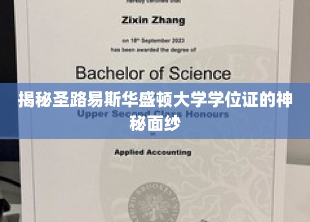 揭开圣路易斯华盛顿大学学位证书的神秘面纱，揭秘背后的故事