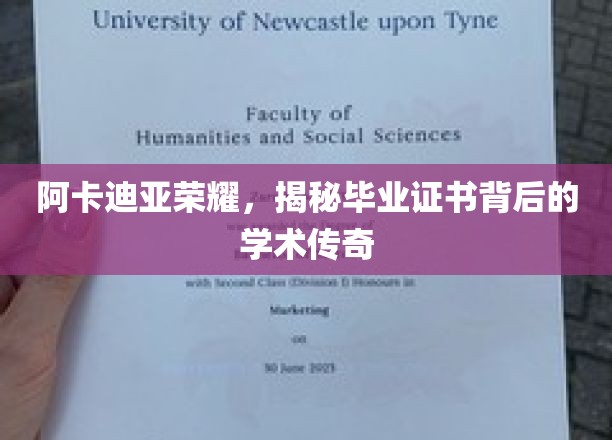 阿卡迪亚荣耀,揭秘毕业证书背后的学术传奇