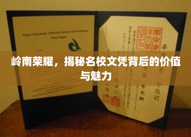 岭南名校之光，探究文凭背后的非凡价值与独特魅力