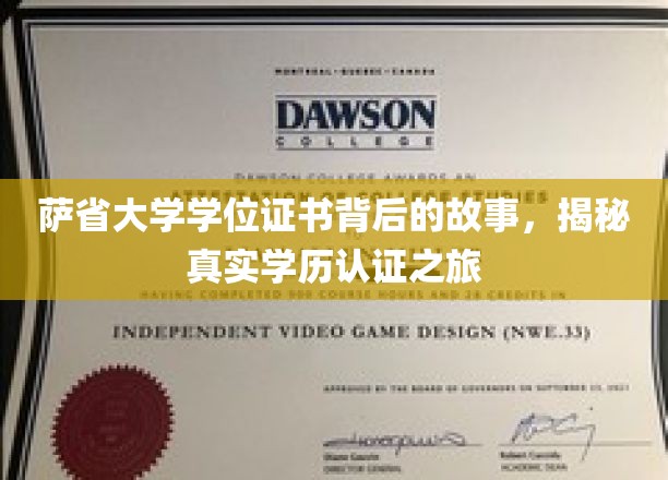 探索萨省大学学位证书背后的传奇，揭秘学历认证的奥秘之旅