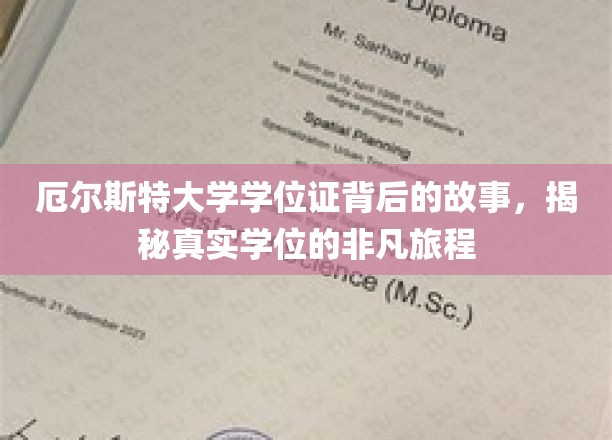 厄尔斯特大学学位证奇旅，探寻学历背后的非凡历程