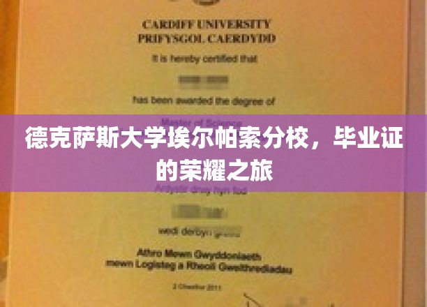 穿越荣耀之门，德克萨斯大学埃尔帕索分校毕业证的光辉历程