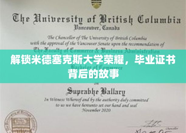 米德塞克斯荣耀揭秘，毕业证书背后的非凡历程