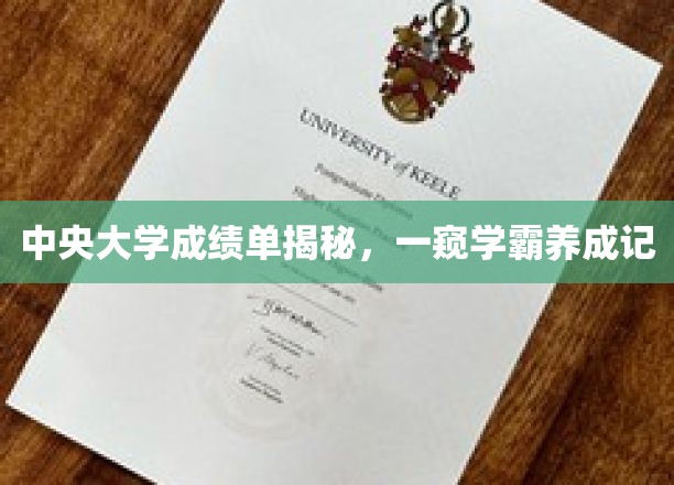 中央大学成绩单揭秘，一窥学霸养成之路